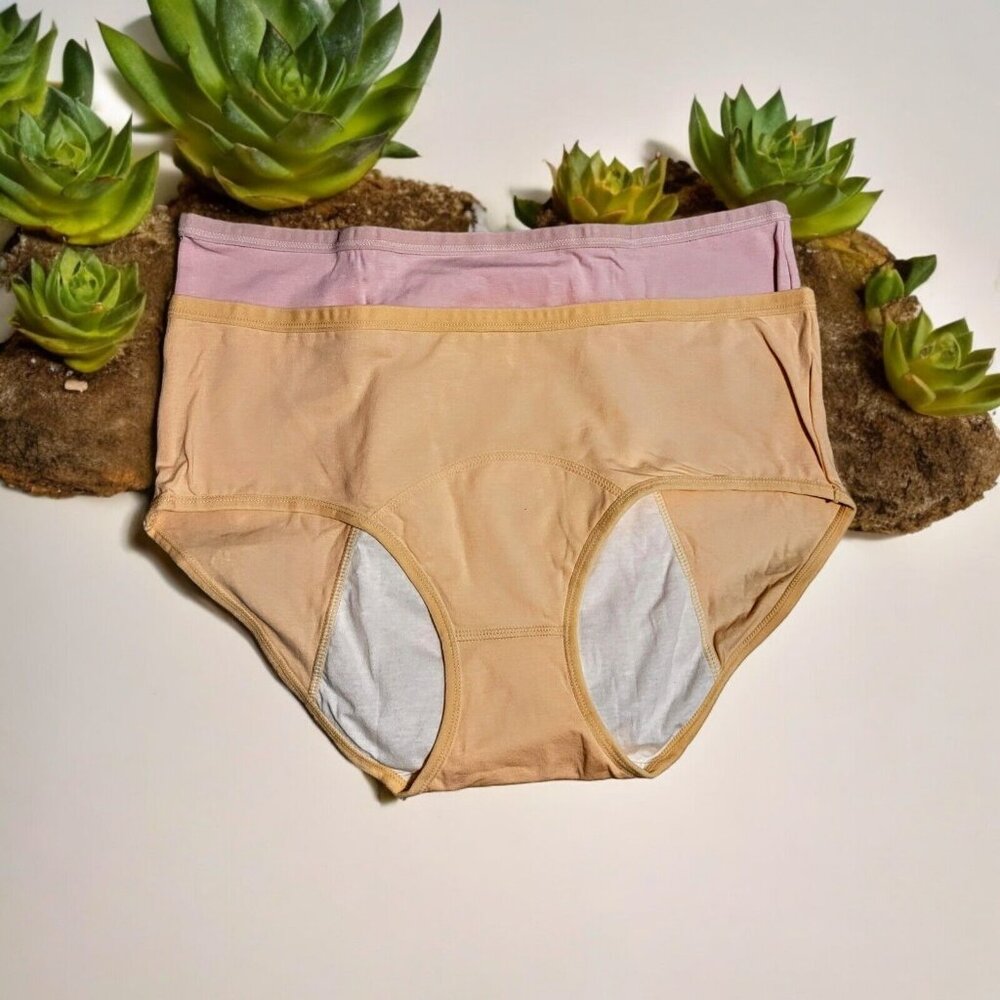 High Cut Panties Women's Size XL (14-16) Peach Pink Gift Teen Stretch Comfort - Picture 7 of 7